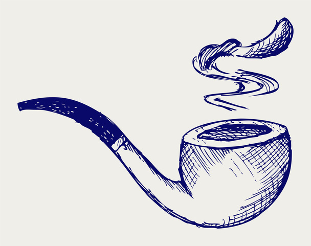 Tobacco pipe - Вектор,изображение