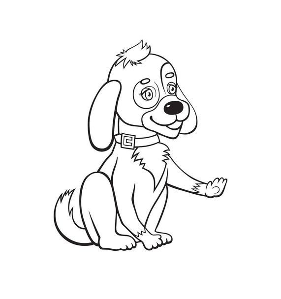 Cartoon little dog - ベクター画像