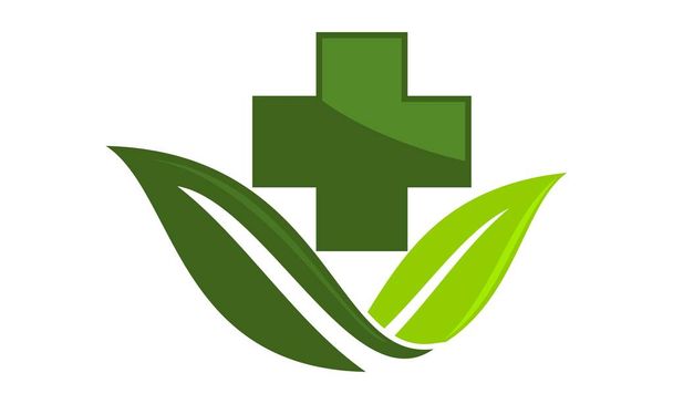 Medial Herbal Logo Design Template Vector - Vector, Image