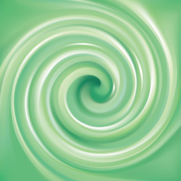 Векторный фон ярко-зеленых завихрений
 - Вектор,изображение