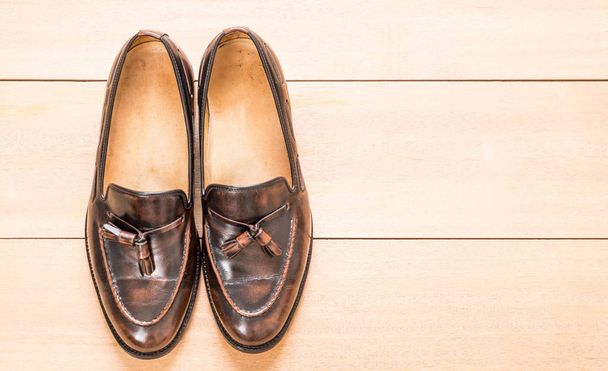 Men's leather shoe - Foto, Imagem