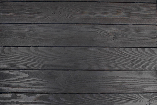 Dark Blue Wooden Board Background, Texture - Фото, зображення