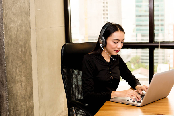 Future  woman business leader concept. Young Asian  business wom - Fotó, kép