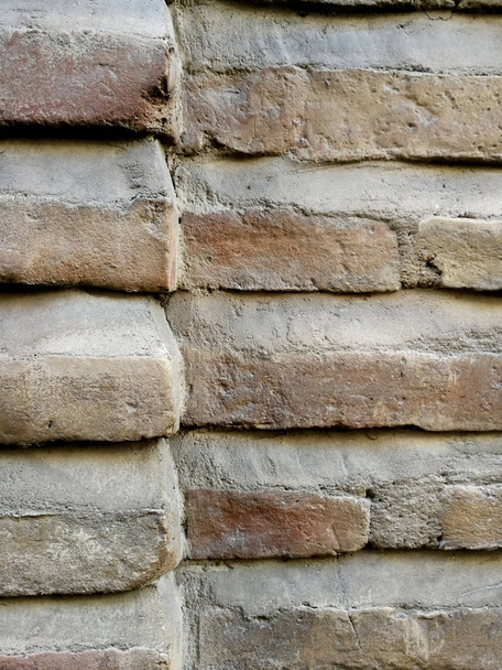 Oude muur met stenen blokken - Foto, afbeelding