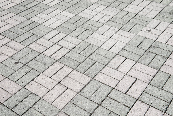 pavimentazione piastrelle a motivi geometrici, cemento mattone pavimento di sfondo
. - Foto, immagini