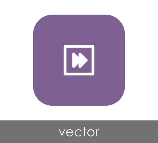 fast forward icon - Вектор,изображение