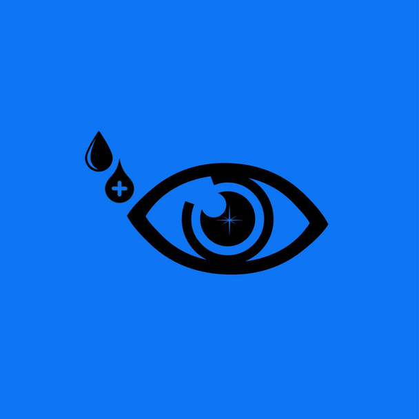 eye flat icon - Vector, Image