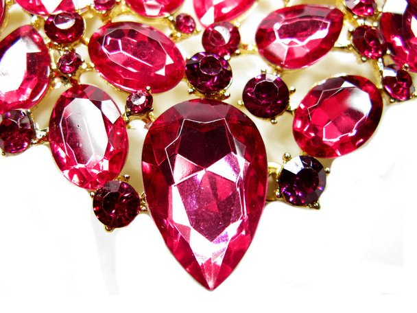 ルビーの宝石結晶サファイア ダイヤモンド宝石  - 写真・画像