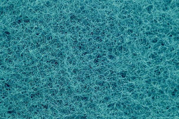 texture of green washing kitchen sponge - Photo, Image