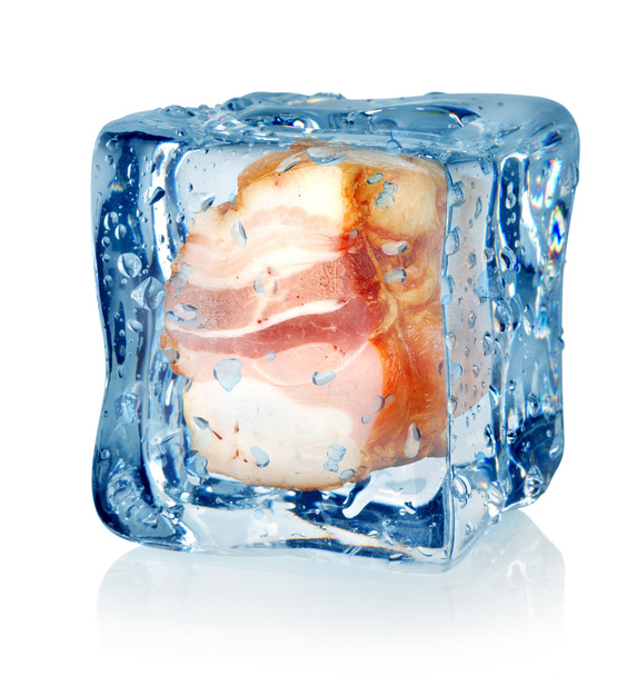 Ice cube a tuku slanina - Fotografie, Obrázek