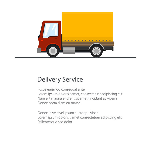 Serviços de entrega de pôster
 - Vetor, Imagem