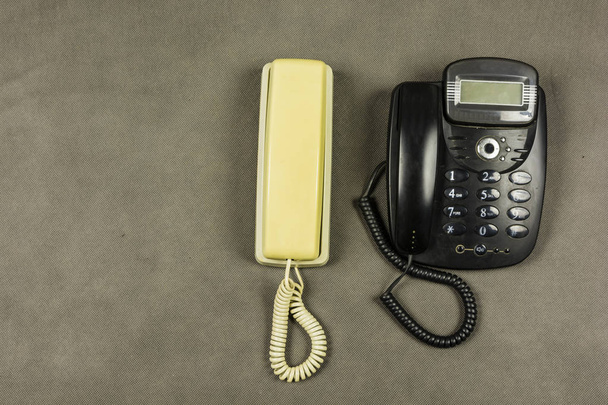 Teléfonos analógicos antiguos
. - Foto, Imagen