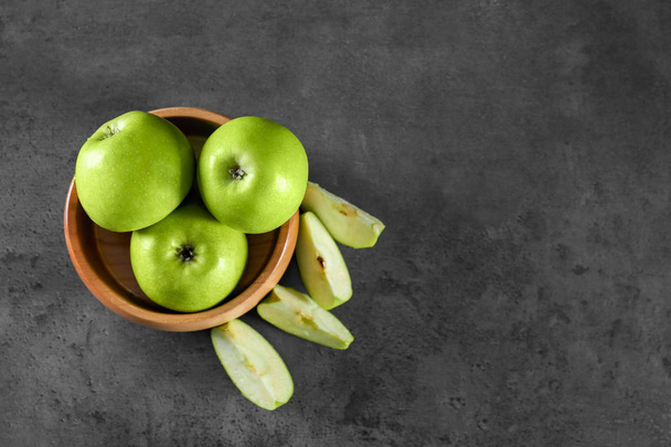 fresh green apples - Foto, afbeelding