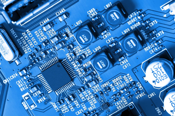 Electronic circuit board close up. - Valokuva, kuva