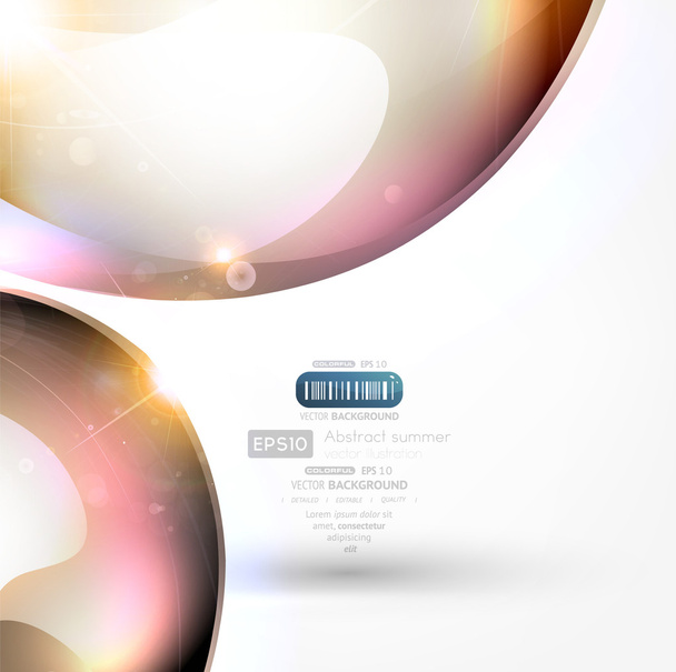abstraktní vektorová řeči bubliny pozadí pro design - Vektor, obrázek