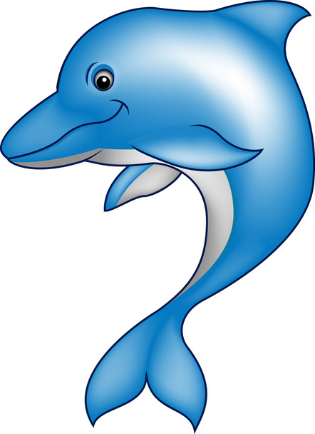delfín lindo
 - Vector, Imagen