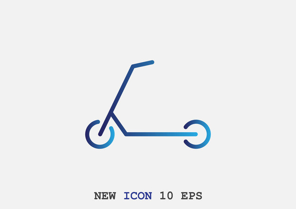 scooter  web icon - Διάνυσμα, εικόνα