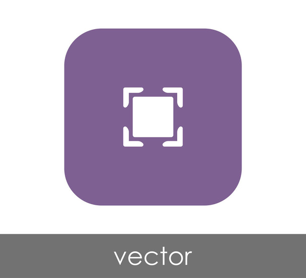 full screen icon - Vektor, kép