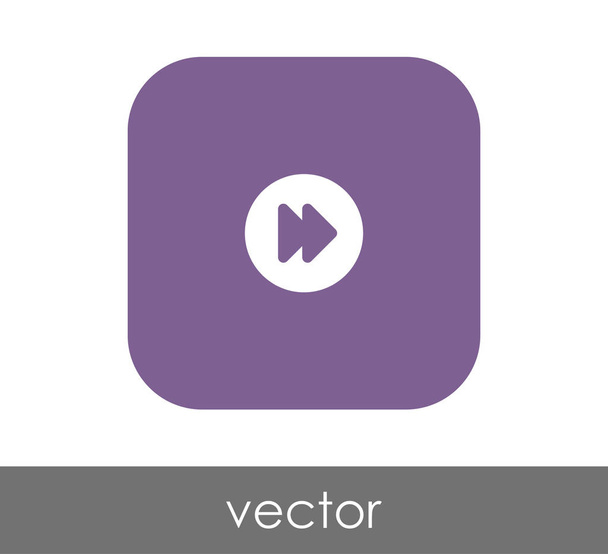 fast forward icon for web design and applications - Vettoriali, immagini