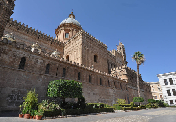 Metropolitan székesegyház, a Szűz Mária templom, Palermo, Olaszország - Fotó, kép