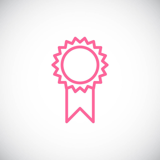 award flat icon, vector, illustration - Vector, Image