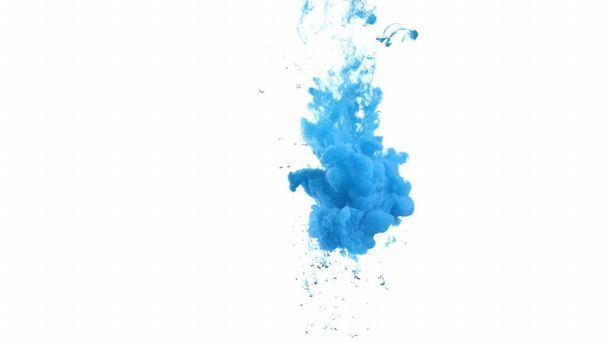 Синій чорнило у воді
 - Фото, зображення