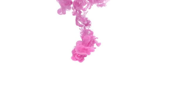 Tinta rosa na água
 - Foto, Imagem
