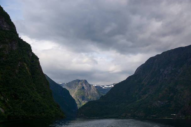 Naeroyfjord, Sogn og Fjordane, Norway - Foto, afbeelding