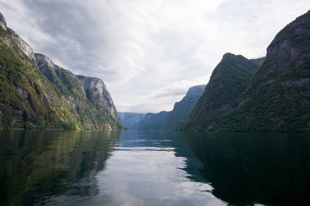 Naeroyfjord, Sogn og Fjordane, Norway - Φωτογραφία, εικόνα