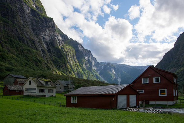 Gudvangen, Sogn og Fjordane, Norvège
 - Photo, image