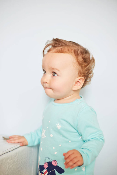 portrait of a little baby emotions - Foto, Imagen