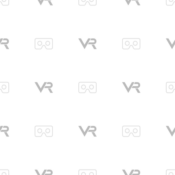 Modello vettoriale senza soluzione di continuità con loghi VR - Vettoriali, immagini
