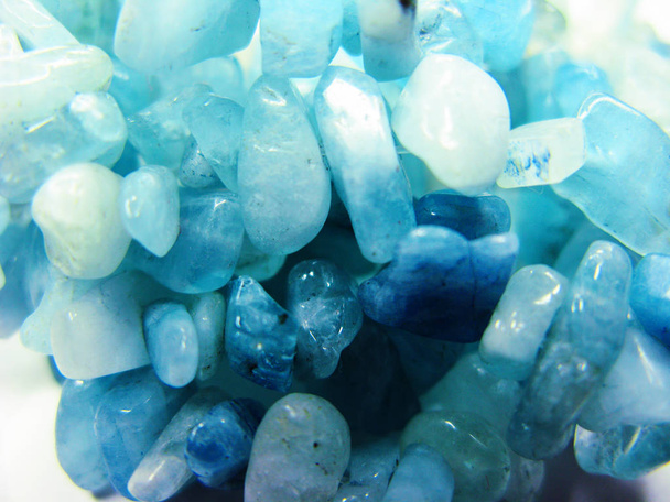 γεωλογική κρύσταλλοι ακουαμαρίνα geode  - Φωτογραφία, εικόνα