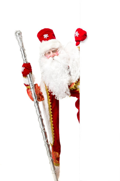 Santa Claus isolated on white background. - Photo, Image