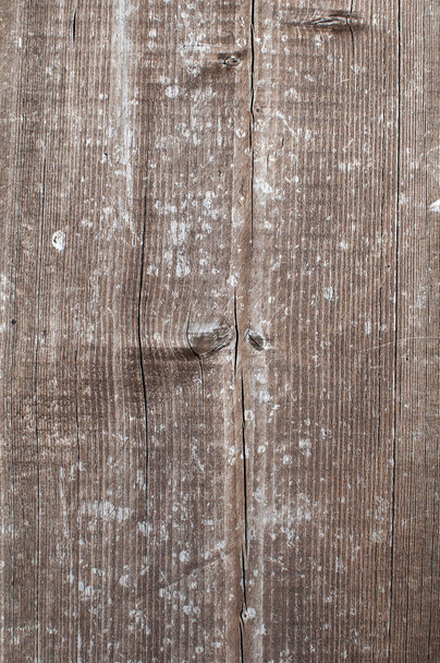 Old weathered grunge brown wooden board surface closeup as background - Photo, Image