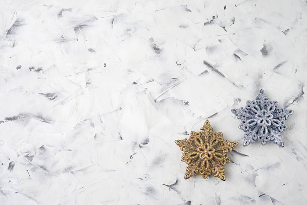 Рождественский фон Рождественская звезда украшения, Рождественская открытка. Копирование пространства
 - Фото, изображение