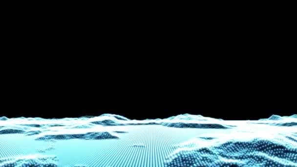 Images d'arrière-plan futuristes Blue Retro capables de boucler
 - Séquence, vidéo