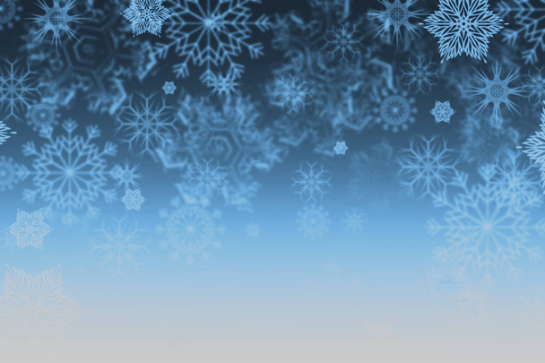 スノーフレーク テクスチャ, 装飾的な冬の背景 - 写真・画像