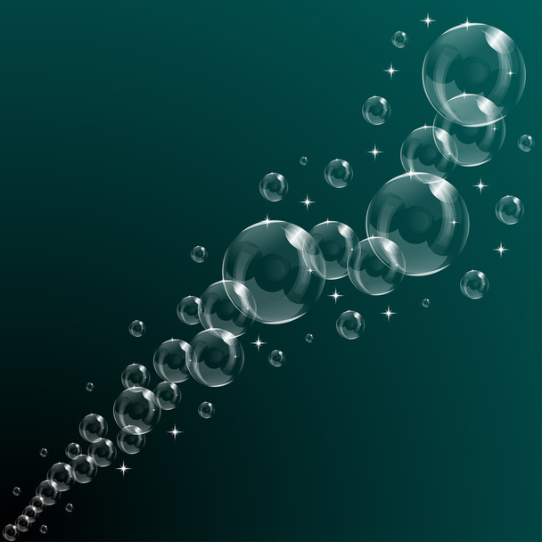 Háttérgrafika átlátszó szappanbuborék - Vektor, kép