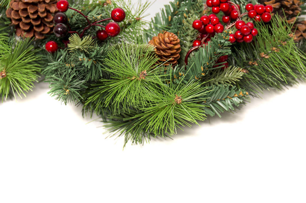 Typowy Boże Narodzenie girlanda dekoracyjne - Zdjęcie, obraz