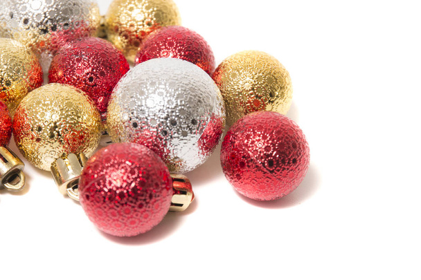 Skupina barevné vánoční koule - Fotografie, Obrázek