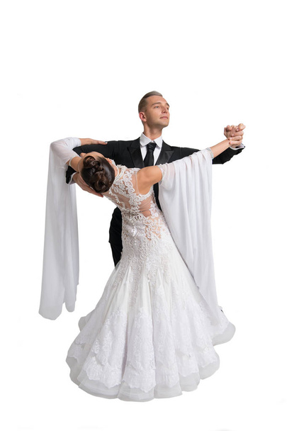 dance ballroom couple in a dance pose - Fotografie, Obrázek