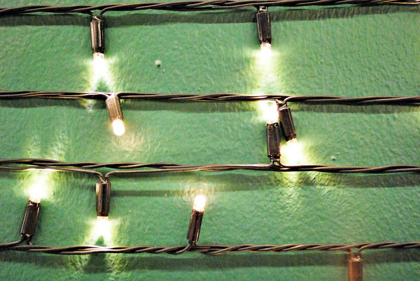 Stringa di luci di Natale - Foto, immagini