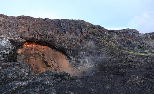 Leirhnjukur lávového pole na Islandu - Fotografie, Obrázek