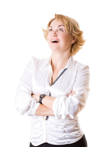 Businesswoman emotion - one - Photo, image