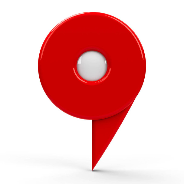 Red map pointer blank # 4
 - Фото, изображение
