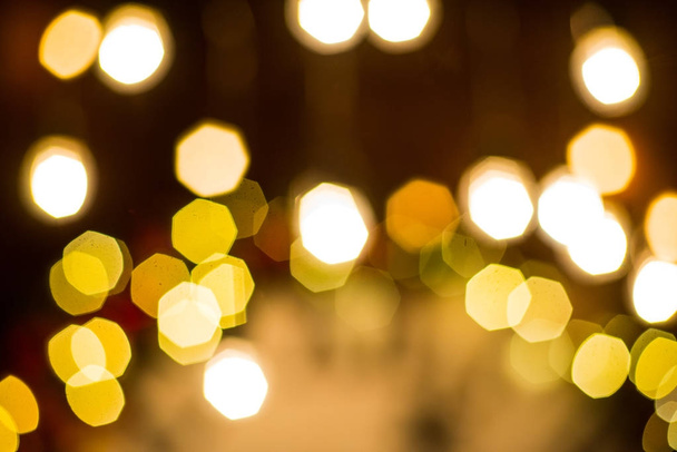 Blurred background, New Year's lights, bokeh - 写真・画像