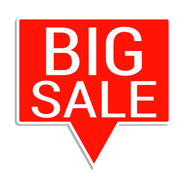 Big Sale Label - Vector, Imagen