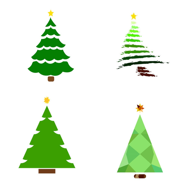 Árvore de Natal abstrata
 - Vetor, Imagem
