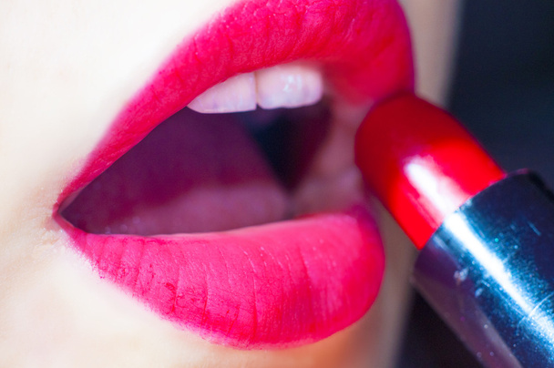 Pink lips - Photo, Image